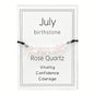 Natural Crystal Chip Birth Month Bracelet