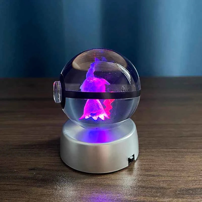 Crystal Ball With Multi Color Led Light Base |CrystalHola