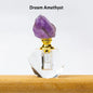 Crystal Raw Stone Perfume Bottle Cap