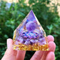 Crystal Pyramid Zodiac Orgonite