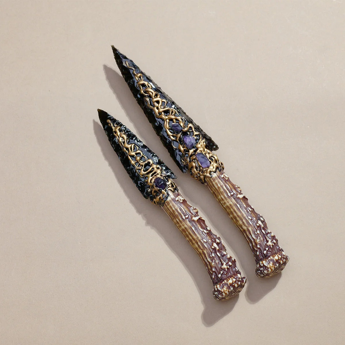 Crystal  Dagger Knife  Carving