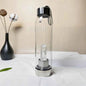 Natural Crystal Point Glass Bottles |CrystalHola