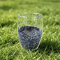 Crystal Double Wall Glass Cup  Chips