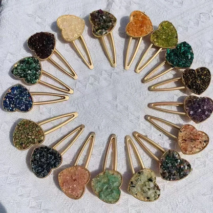 Crystal  Chips Hair Clips