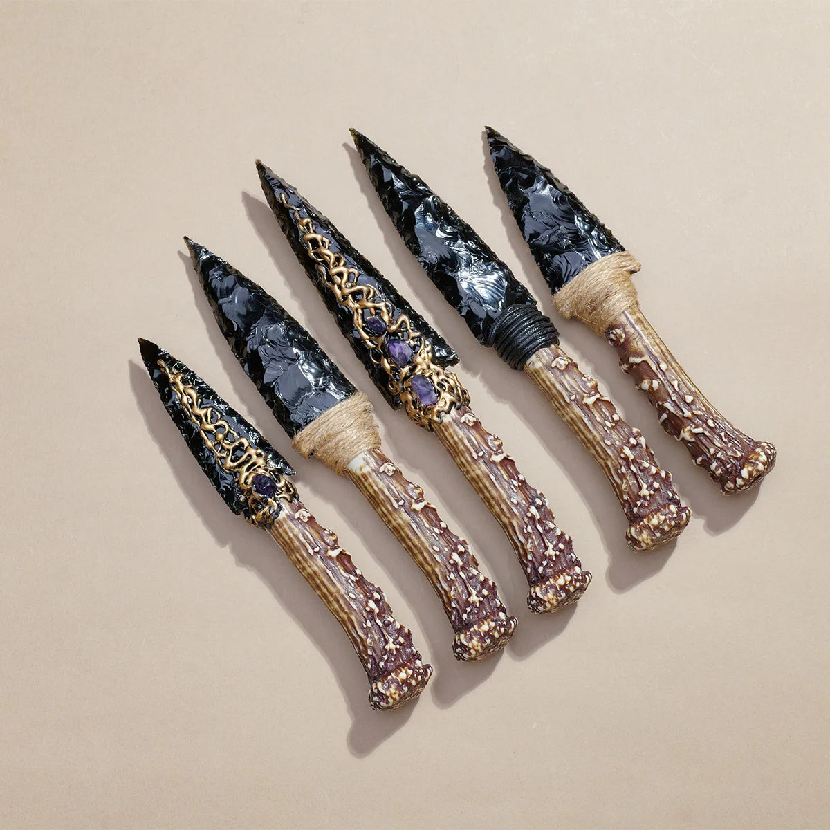 Crystal  Dagger Knife  Carving