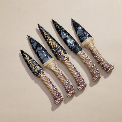 Crystal  Dagger Knife  Carving