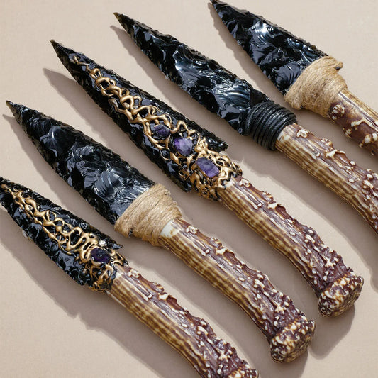 Crystal  Dagger Knife  Carving