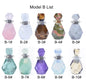 DIY  Gemstone Perfume Bottle Pendant