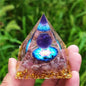 Crystal Pyramid Zodiac Orgonite