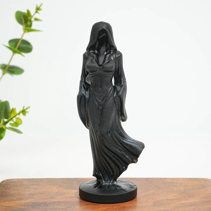 Crystal Witch Figurine  Statue Carving