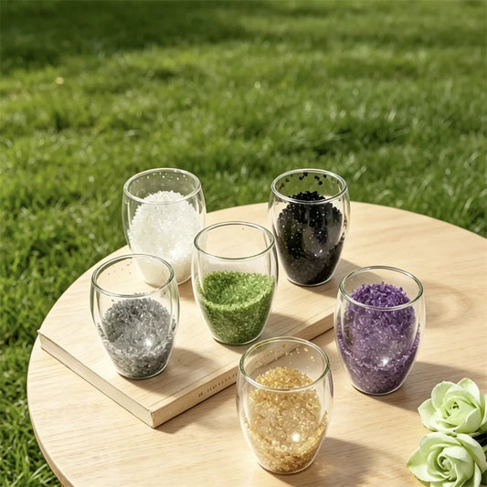 Crystal Double Wall Glass Cup  Chips - CrystalHola