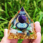Crystal Pyramid Zodiac Orgonite