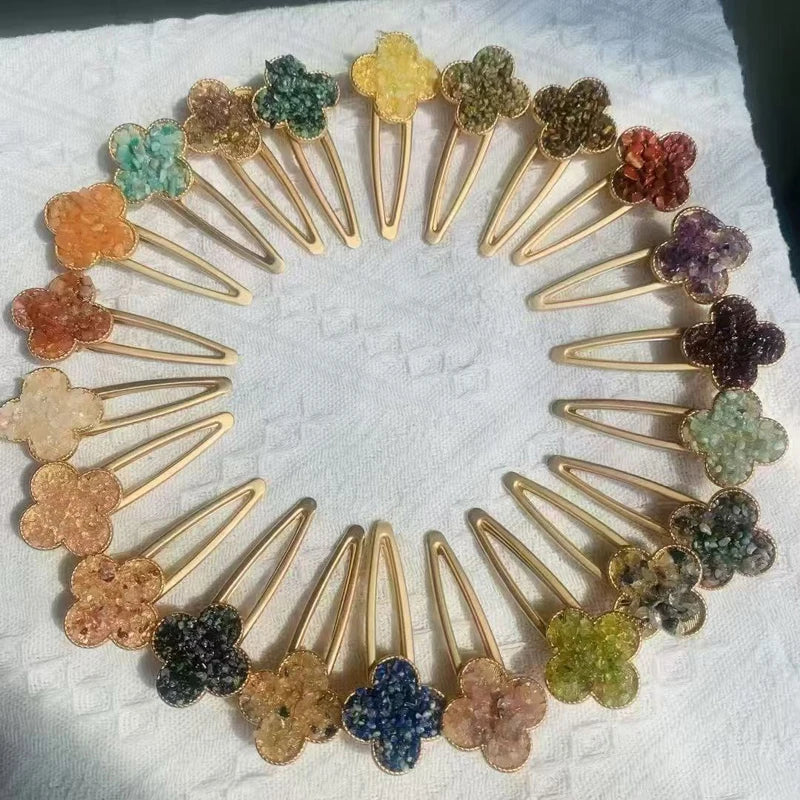 Crystal  Chips Hair Clips