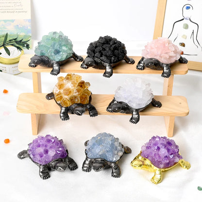 Crystal Raw Stone ChipsTurtle