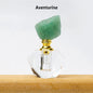 Crystal Raw Stone Perfume Bottle Cap