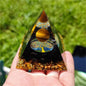 Crystal Pyramid Zodiac Orgonite