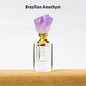 Crystal Raw Stone Perfume Bottle Cap