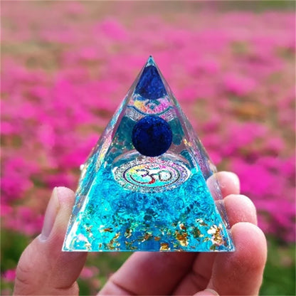 Crystal Pyramid Zodiac Orgonite