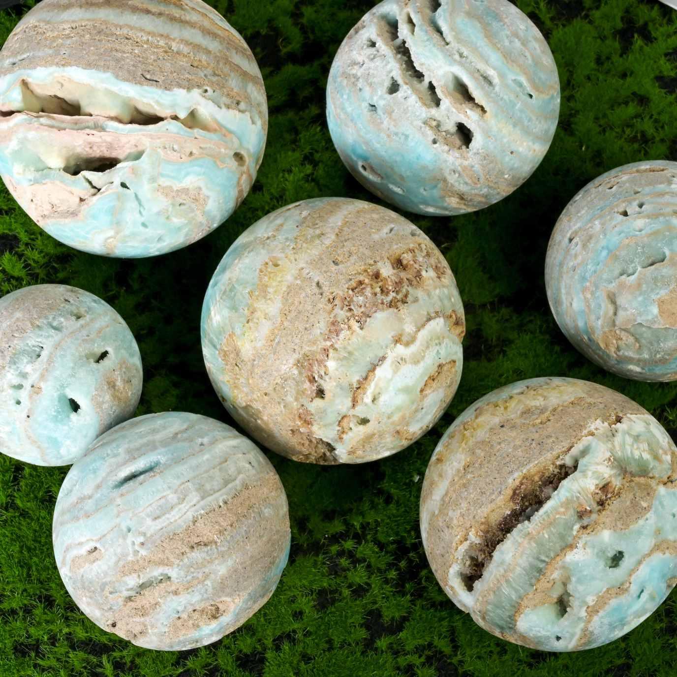 Hemimorphite sphere