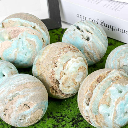 Hemimorphite sphere