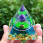 Crystal Pyramid Zodiac Orgonite