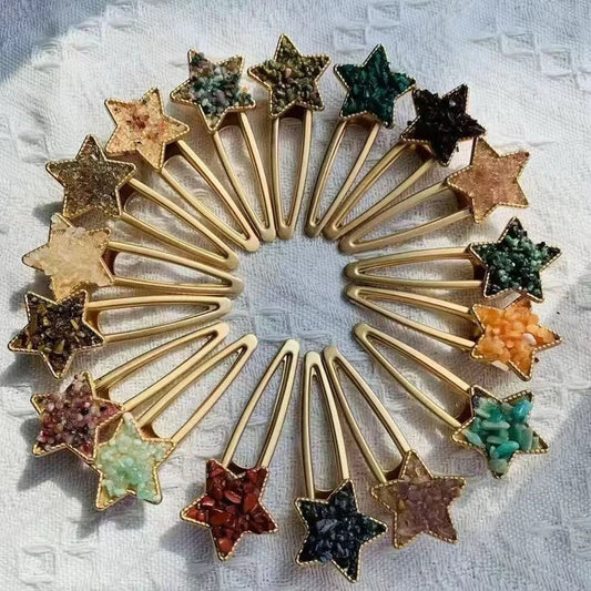Crystal  Chips Hair Clips - CrystalHola