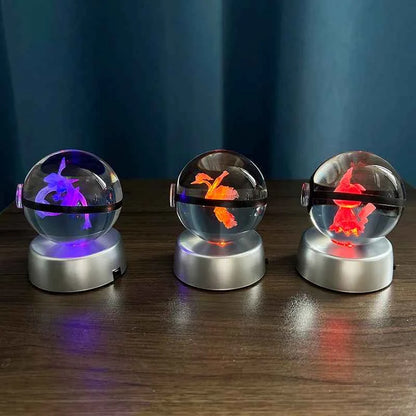 Crystal Ball With Multi Color Led Light Base |CrystalHola