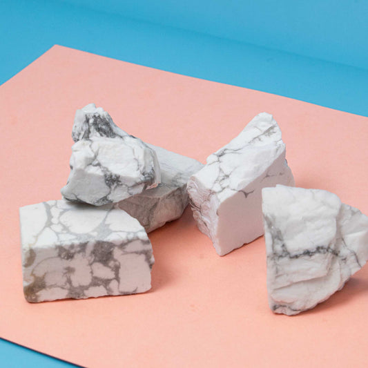 Howlite Raw Stone|CrystalHola