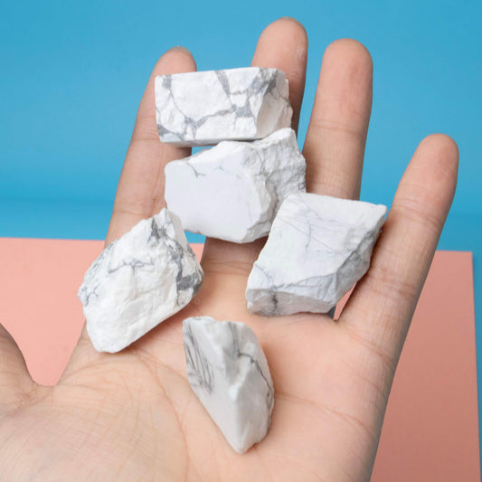 Howlite Raw Stone|CrystalHola