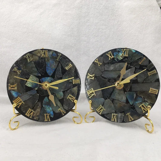 Labradorite Clock - CrystalHola