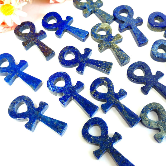 1.57in Lapis Lazuli  Ankh Caving|CrystalHola