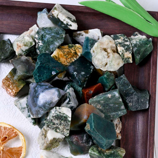 Moss Agate Raw - CrystalHola