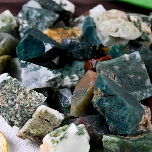 Moss Agate Raw - CrystalHola