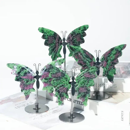 Muti Material Butterfly Wing Carving - CrystalHola