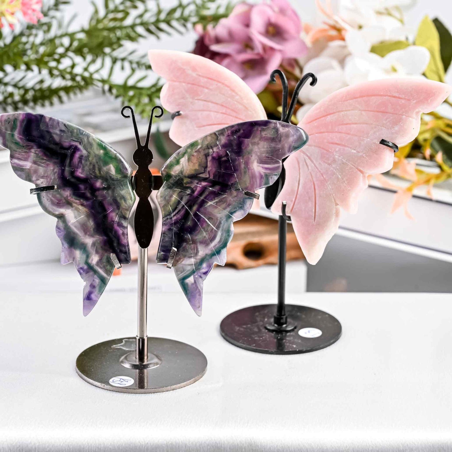 Muti Material Butterfly Wing Carving - CrystalHola