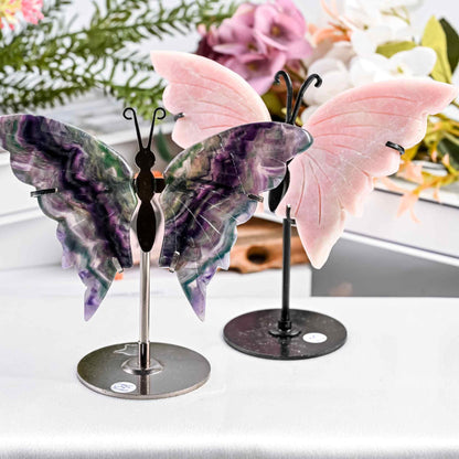 Muti Material Butterfly Wing Carving - CrystalHola