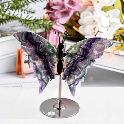 Muti Material Butterfly Wing Carving - CrystalHola