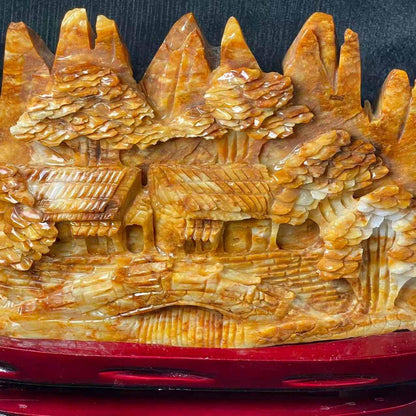 Nanshan Jade Landscape Ornament - CrystalHola