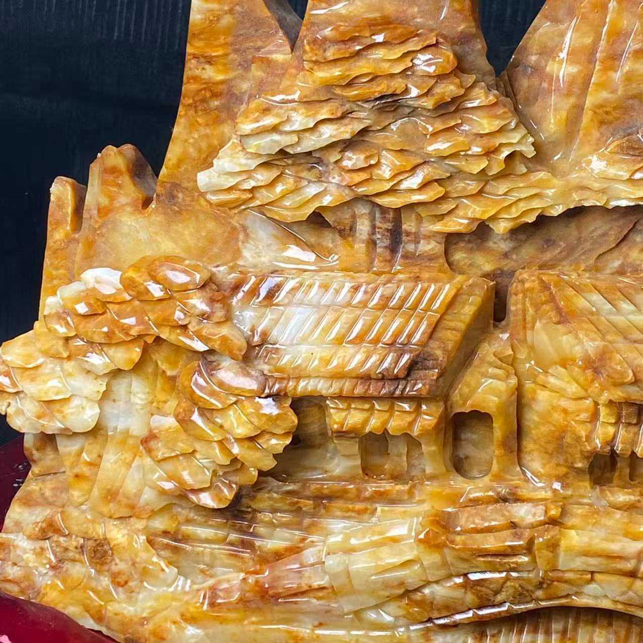 Nanshan Jade Landscape Ornament - CrystalHola