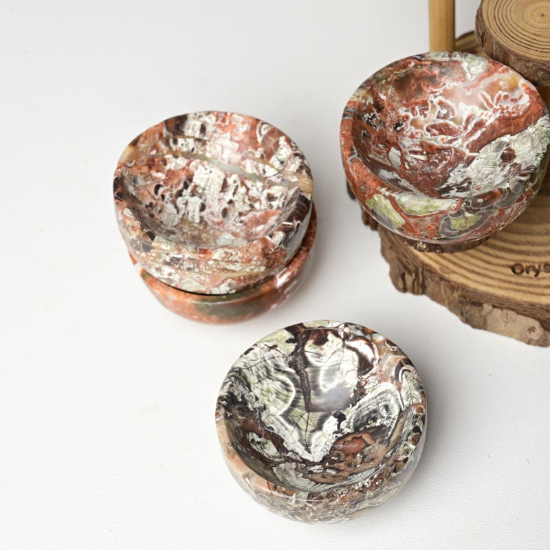Natural Money Agate Bowl |Crystal Wholesale