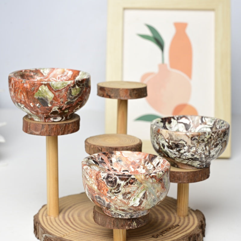Natural Money Agate Bowl |Crystal Wholesale