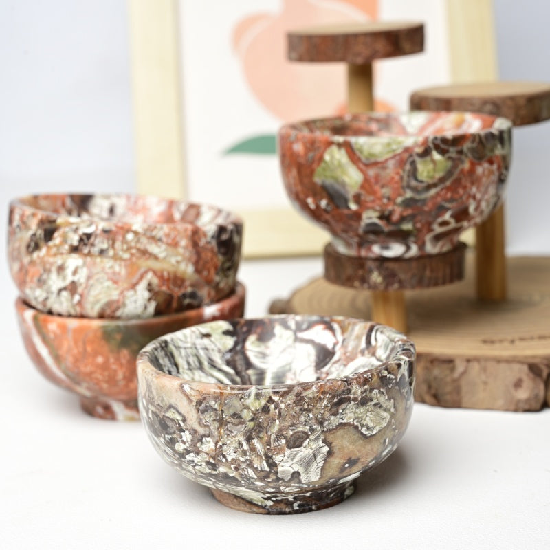 Natural Money Agate Bowl |Crystal Wholesale