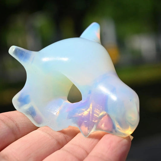 Opalite Dragon Skulls