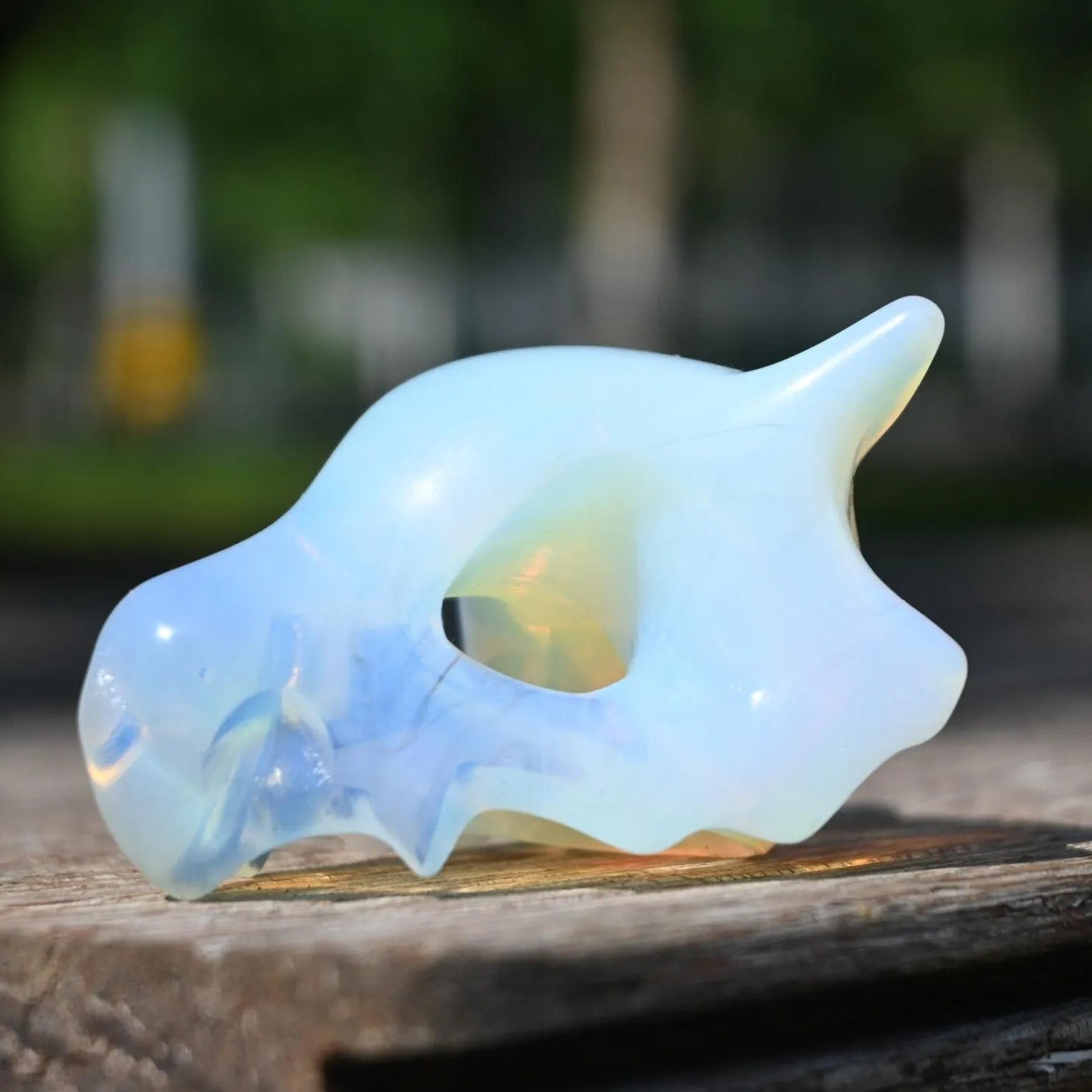 Opalite Dragon Skulls