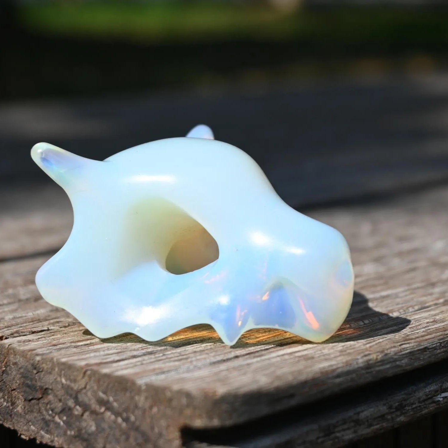 Opalite Dragon Skulls