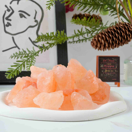 Orange Salt Raw Stone|CrystalHola