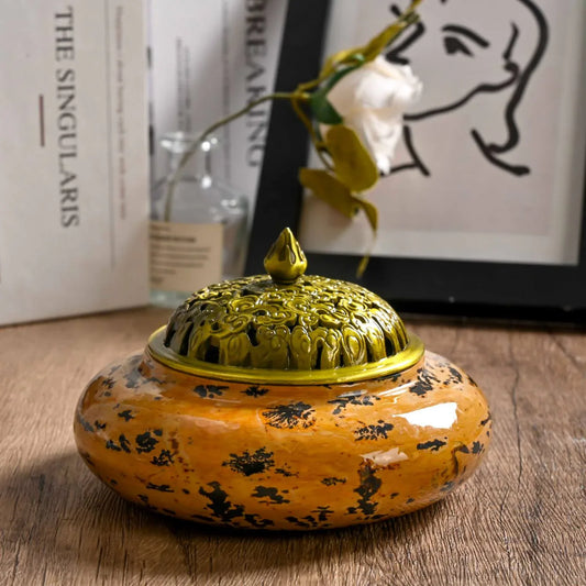 Picture Jasper Incense Burner - CrystalHola