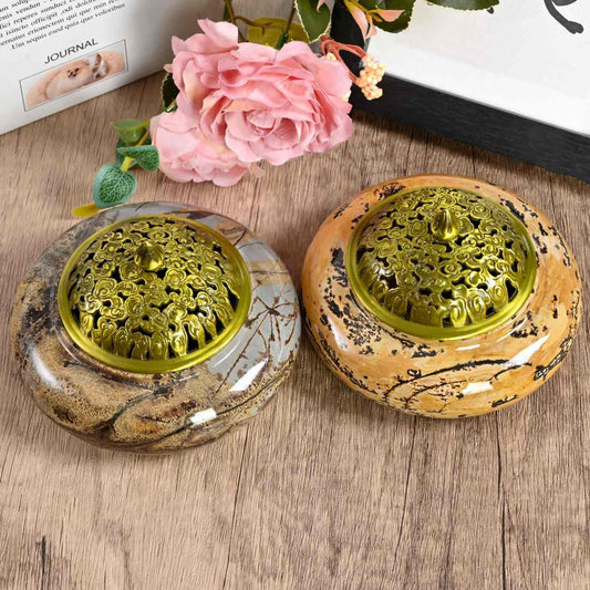 Picture Jasper Incense Burner - CrystalHola