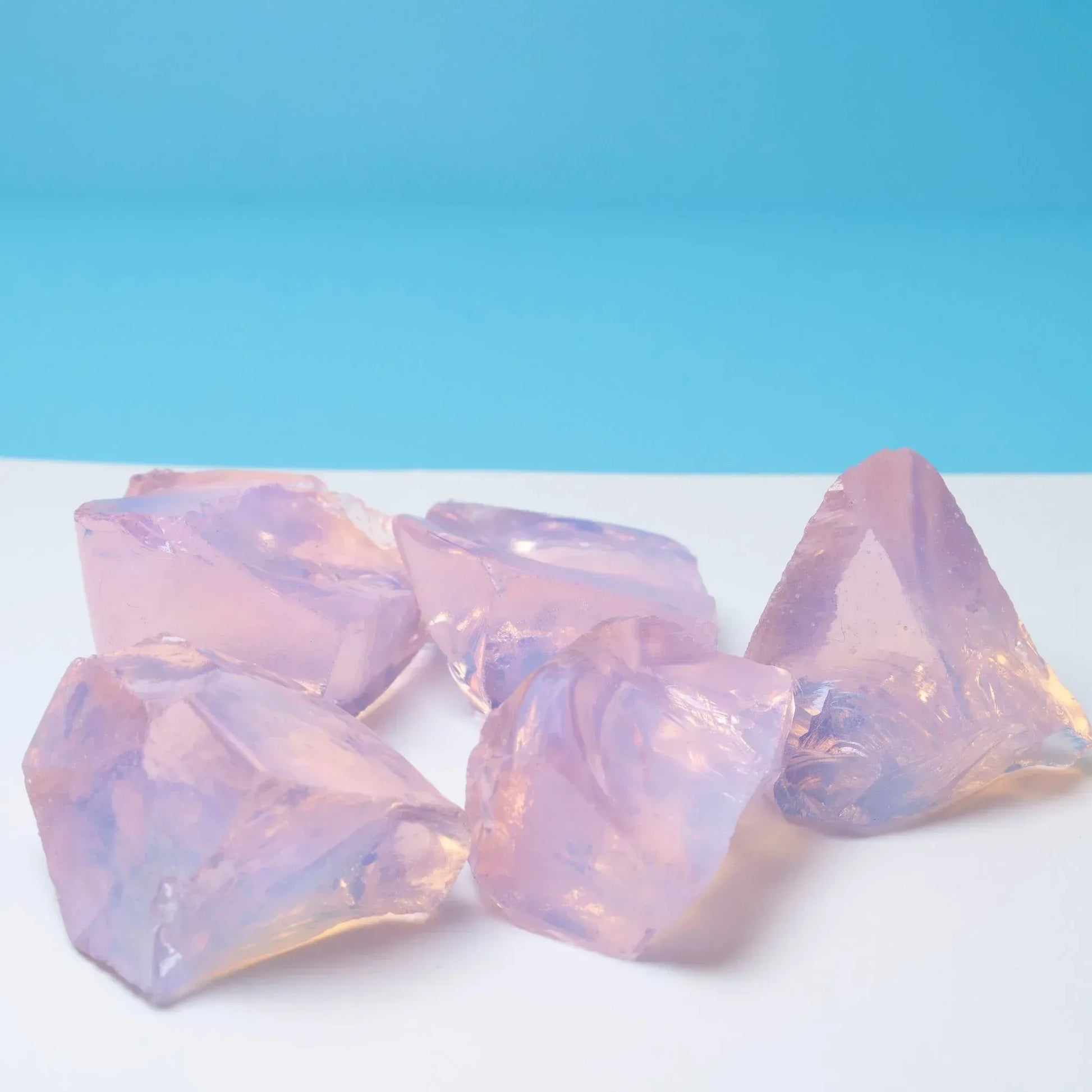 Pink Opalite Raw Stone - CrystalHola