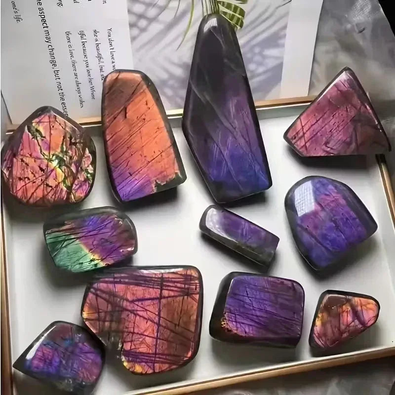 Flashy Labradorite Freeform Ornament - CrystalHola